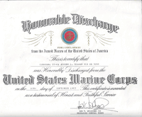 USMC Honorable Discharge